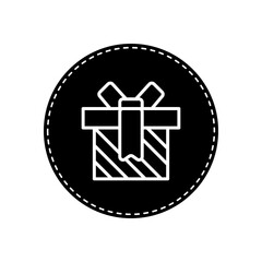 A gift box icon
