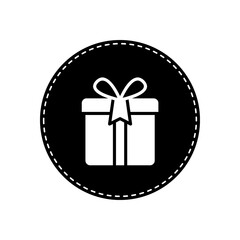A gift box icon