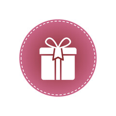 A gift box icon
