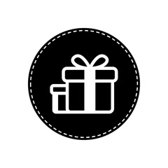 A gift box icon