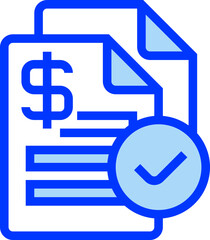 Payment Confirmation Filled Line Icon