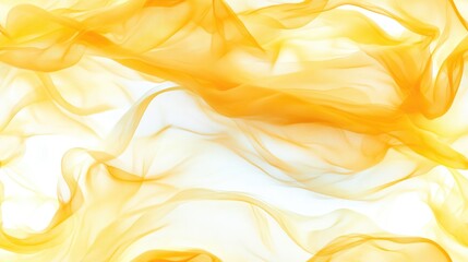 Seamless pattern featuring soft yellow fog on a pristine white background ideal for textile designs and wallpapers