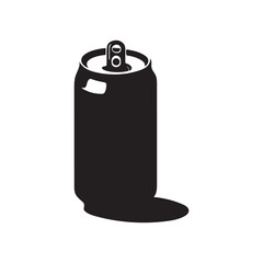Beer, soda can icon Soda Drink icon Drink can silhouette vector isolated on white background