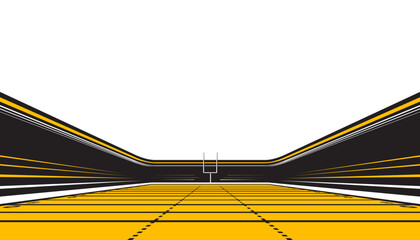 American football stadium. Sport arena
