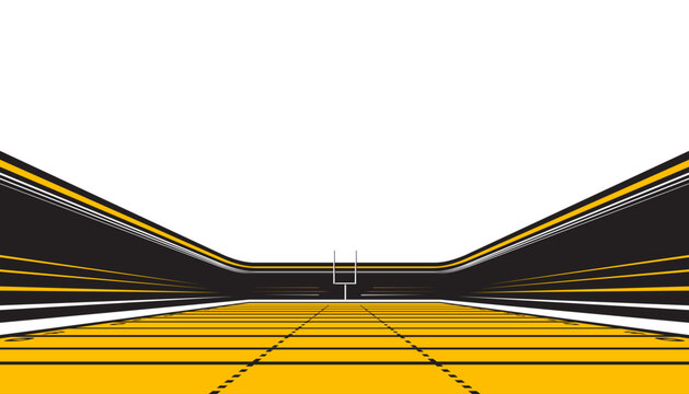 American football stadium. Sport arena
