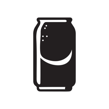 recommend clip art: Beer, soda can icon Soda Drink icon Drink can silhouette vector isolated on white background