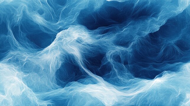 Seamless wave pattern design featuring flowing water textures ideal for textiles backdrops and print projects