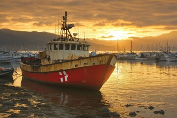 Geometric Polygonal Frames - Set of 4 trendy frames with copy space. Beautiful simple AI generated image