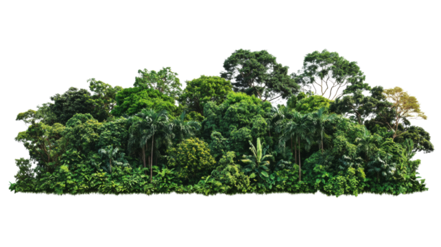 Rainforest transparent background