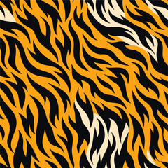 seamles texture animal print and animal vector