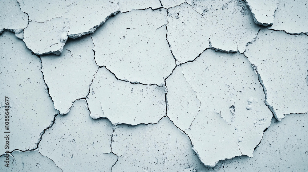 Poster abstract background rough cracked concrete texture in grayscale, showcasing intricate patterns and d