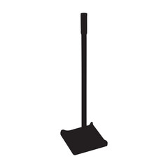 Steel Tamper Tool Silhouette Vector Illustration