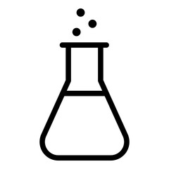 Chemistry icon. Vector line icon