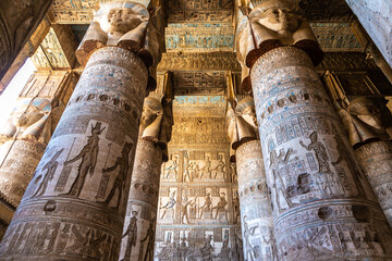 Dendera temple in Luxor, Egypt