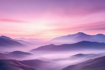 Fototapeta premium Beautiful Bulkley Valley - Hudson Bay mountain - Yellowhead. Beautiful simple AI generated image