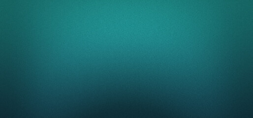 Teal and aqua color background with grainy gradient effect, dark background grainy gradient texture