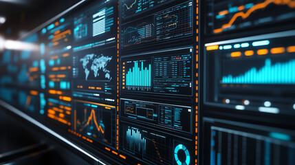 Obraz premium Automated Software Technology Process System showcasing automated software and network technologies for business efficiency