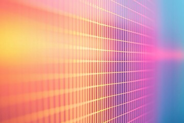 Obraz premium Vibrant Gradient Abstract Pattern with Soft Colors and Lines