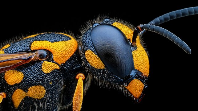 Close-Up of a Wasp&rsquo;s Sting, Highlighting the Segmented Structure and Texture