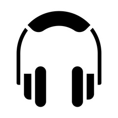 Headphones solid icon