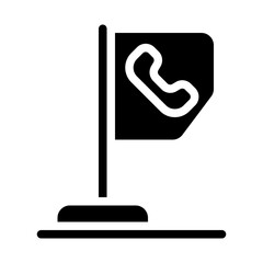 Public Call solid icon