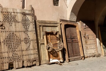Madrassa Ben Youssef, bâtiment universitaire du XVIe siècle avec salle de prière et patio...