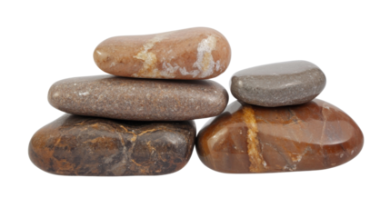 River stones transparent background