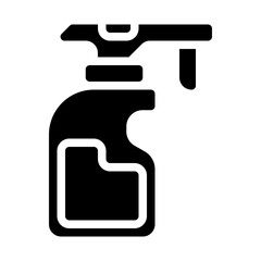 Cleaning Spray solid icon