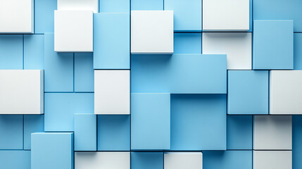 Obraz premium Abstract wavy shapes in shades of pink and blue flow across a white background, creating a sense of movement, calm, and energy, evoking modern art, fluidity, and creativity in a minimalist style