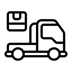Delivery line icon