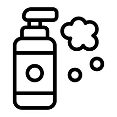 Face Cleanser line icon