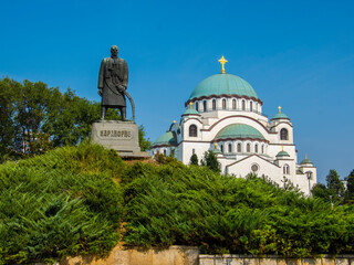 The Tempe of Saint Sava in the city of Belgrade