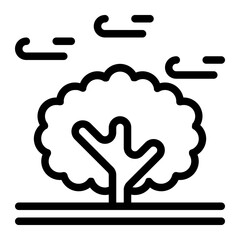 Nature line icon