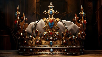 The Royal Coronation Crown  Ancient king or queen crown