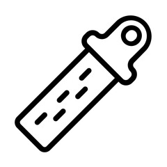 Straightener line icon