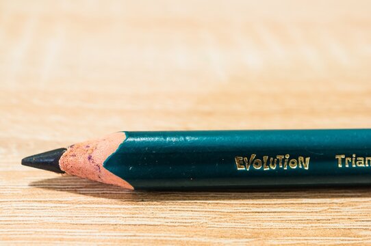 Green Bic Evolution Triangle pencil