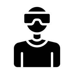 Virtual Reality solid icon