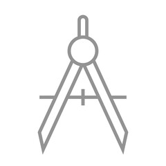 Drafting Compass Icon Design