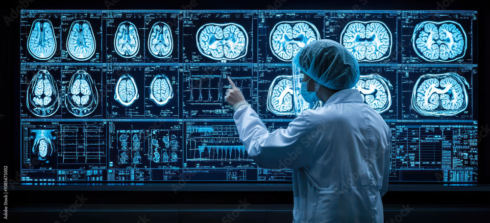 Aufkleber advanced ai robotics in remote surgical procedures for neuroscience