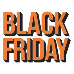 Black Friday text vector. Discount, sale.
