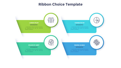 Fototapeta premium Modern Infographic Vector Template