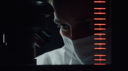 Scientists conducting genetic mapping experiments with precise CRISPR injections, displayed in an innovative lab setup