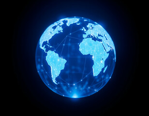 Fototapeta premium blue globe