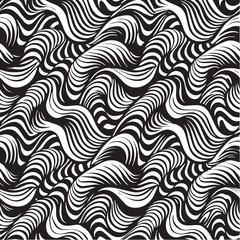 black and white seamless pattern