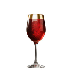 Wine glass isolated on white background PNG transparent