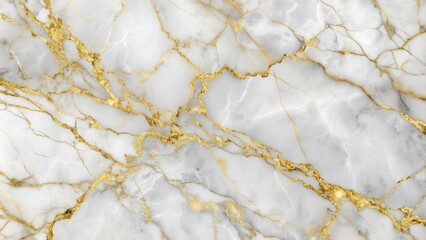 Fototapeta premium White Marble With Golden Veins, Abstract Texture Background, Luxury Design, Marble Texture, Gold Veins, White Marble, Abstract Background