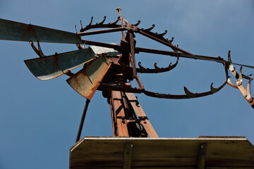 Old farm wind mill located in Loew Lake Unit, Kettle Moraine State Forest, Wisconsin © Drake Fleege