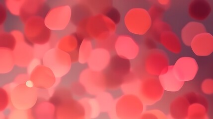 Abstract Red Blurred Shapes Background Image