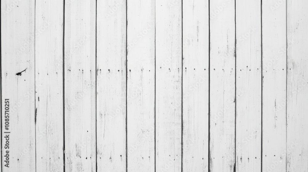 Poster textured white wooden planks background with natural grain patterns for use in various creative proj