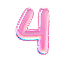 3d cute pink candy number 4